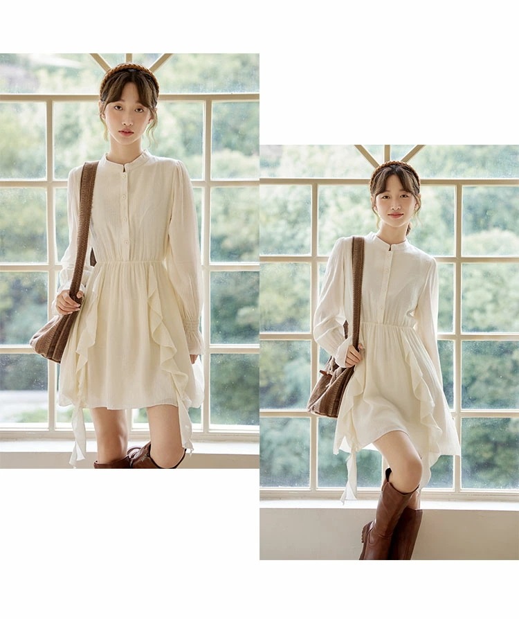 レディース セットアップ ワンピースセット ベスト+ワンピース オシャレ ファッション お洒落 シャツワンピース 膝丈ワンピース ゆったり 着痩せ 長袖 20代 30代 40代 きれいめ 2点セット