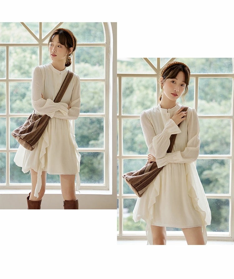 レディース セットアップ ワンピースセット ベスト+ワンピース オシャレ ファッション お洒落 シャツワンピース 膝丈ワンピース ゆったり 着痩せ 長袖 20代 30代 40代 きれいめ 2点セット