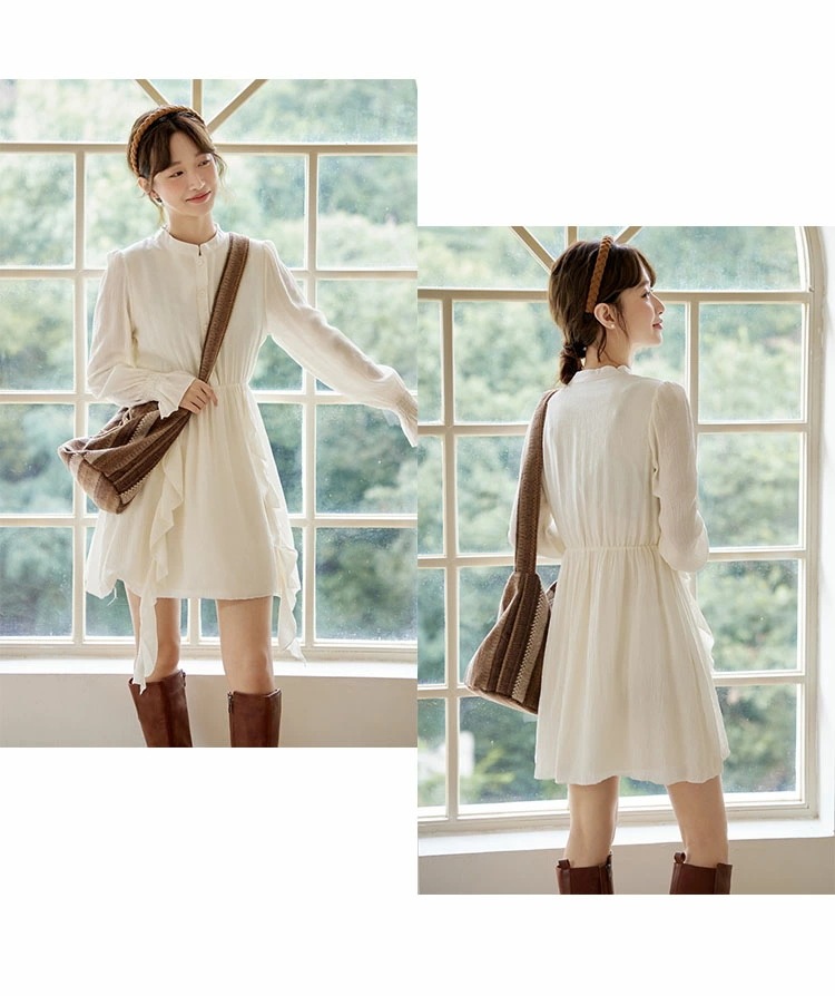 レディース セットアップ ワンピースセット ベスト+ワンピース オシャレ ファッション お洒落 シャツワンピース 膝丈ワンピース ゆったり 着痩せ 長袖 20代 30代 40代 きれいめ 2点セット