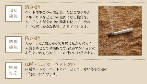 日本製　防ダニ 消臭 防炎 抗アレルギー加工 フェイクファーラグ　200*200cm