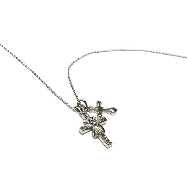 ハワイアンジュエリー ネックレス クロス レディース メンズ カレイキニ スチールシルバー サージカ ハワイアンジュエリー ネックレス クロス レディース メンズ カレイキニ スチールシルバー サージカ