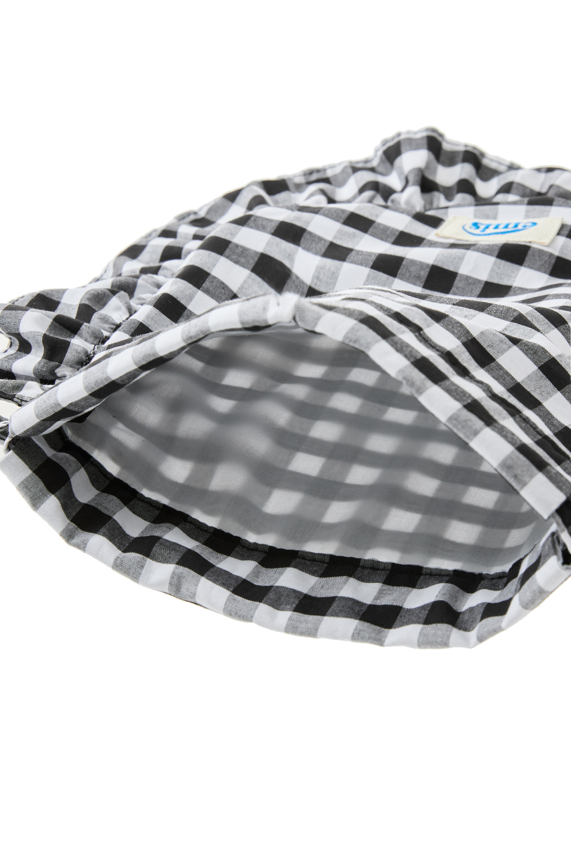 【EMIS】 CHECK STRING ECO BAG /追跡付 EMIS】 CHECK STRING ECO BAG /追跡付 (EMIS/トートバッグ