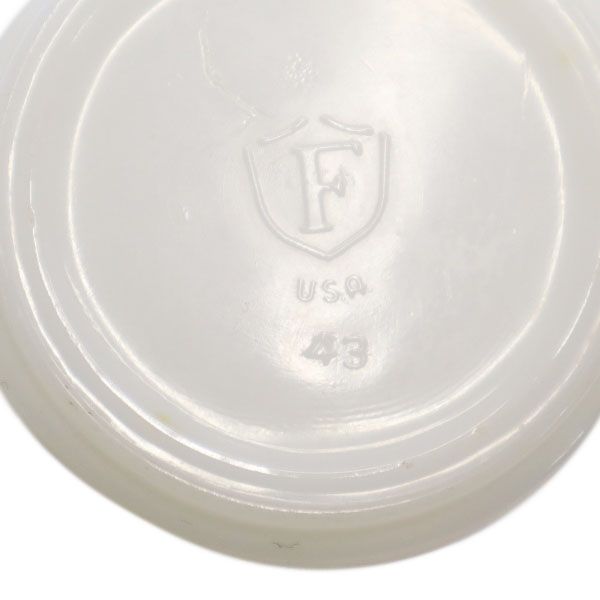 フェデラル 60s 70s ミルクガラス ミッキーマウス ヴィンテージ マグカップ ホワイト Federal オールド メンズ