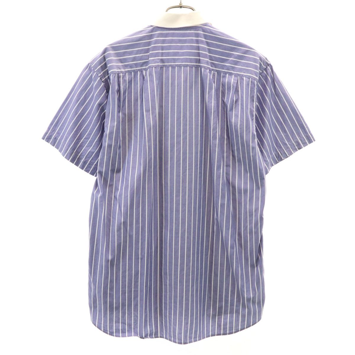 Christian Dior クリスチャンディオール 90s オールド ストライプ柄 半袖 シャツ M ネイビー系 メンズ 古着 Christian Dior クリスチャンディオール 90s オールド ストライプ柄 半袖 シャツ M ネイビー系 メンズ 古着