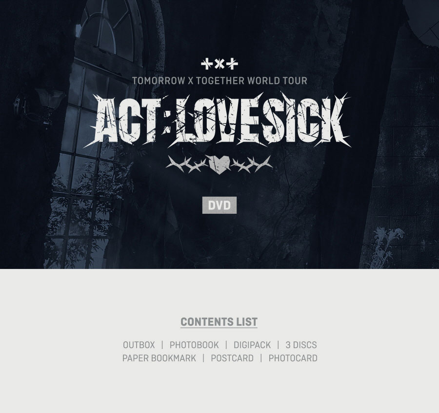 (特典) TXT - TOMORROW X TOGETHER WORLD TOUR [ACT: LOVE SICK] IN SEOUL DVD