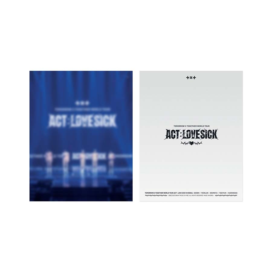 (特典) TXT - TOMORROW X TOGETHER WORLD TOUR [ACT: LOVE SICK] IN SEOUL DVD
