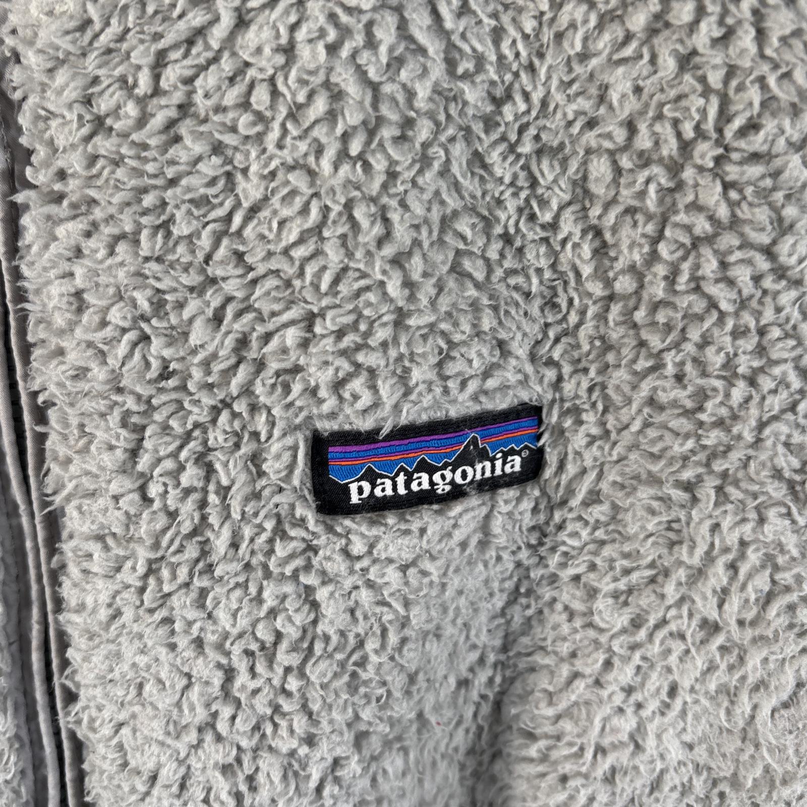 古着 フリースベスト ワンポイントロゴ フルジップ ボア サイドポケット M グレー レディース 古着 フリースベスト ワンポイントロゴ フルジップ ボア サイドポケット M グレー レディース