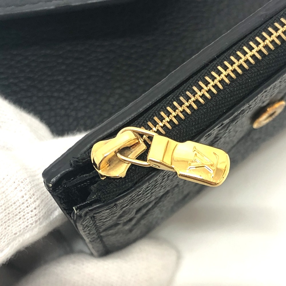 3つ折り財布 M62935 ポルトフォイユ ゾエ 財布 ミニウォレット モノグラムアンプラントレザー ブラック 3つ折り財布 M62935 ポルトフォイユ ゾエ 財布 ミニウォレット モノグラムアンプラントレザー ブラック