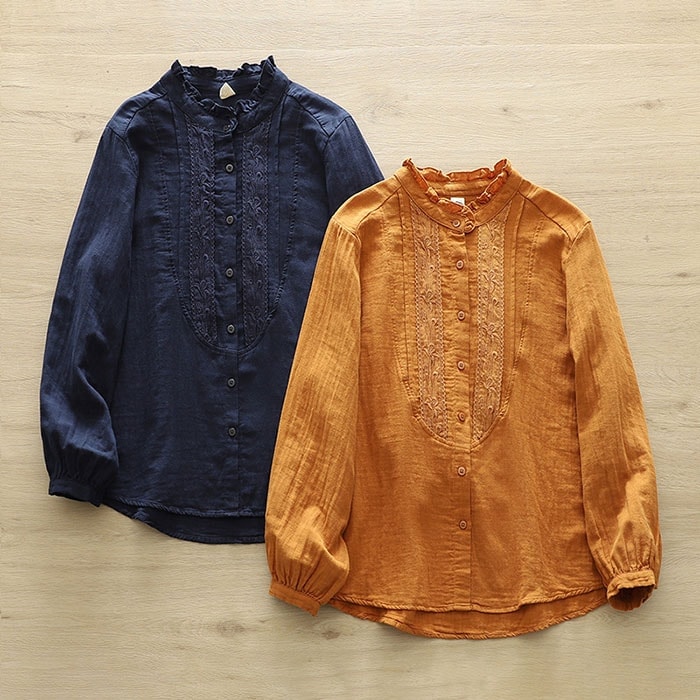 【20点セット】綿シャツ レディース フリル襟 ガーゼ シャツ ダブルガーゼ 花柄 刺繍 前開き ブラウス シャツブラウス 白シャツ 長袖 ガーゼシャツ トップス ガーゼコットン カジュアル ナチュラ 【20点セット】綿シャツ レディース フリル襟 ガーゼ シャツ ダブルガーゼ 花柄 刺繍 前開き ブラウス シャツブラウス 白シャツ 長袖 ガーゼシャツ トップス ガーゼコットン カジュアル ナチュラ