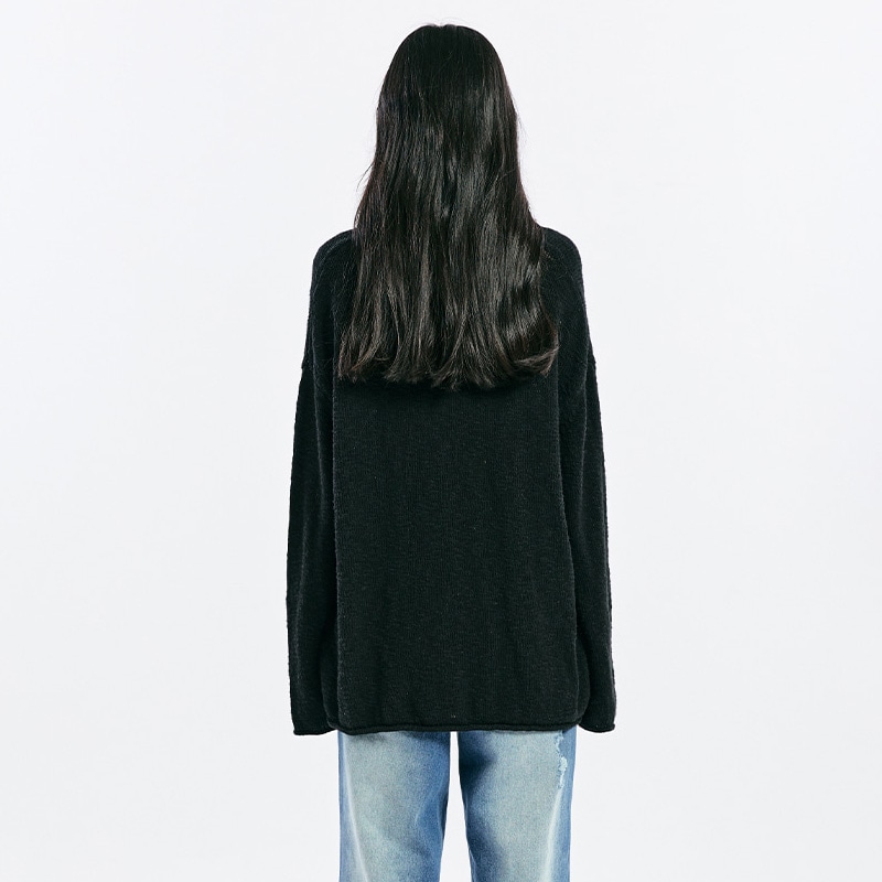 [MAMAMOO フィイン 着用] ROCK BAND KNIT 韓国 アイドル 長袖 レディース メンズ 大きいサイズ ゆったり 秋 冬