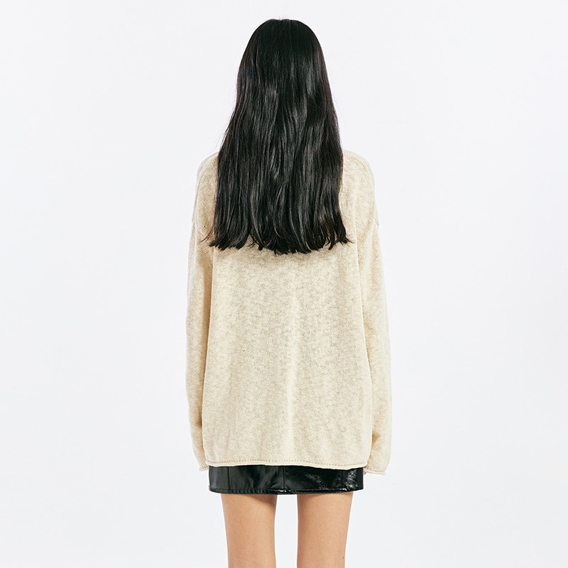 [MAMAMOO フィイン 着用] ROCK BAND KNIT 韓国 アイドル 長袖 レディース メンズ 大きいサイズ ゆったり 秋 冬