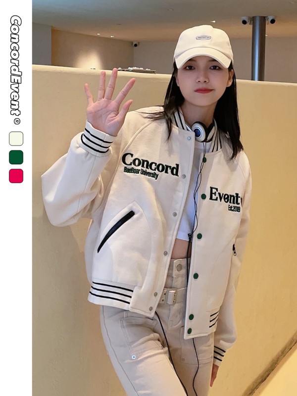 ConE 2024春新作レトロベースボールジャケットトレンドブランドファッションカップルジャケットメンズとレディースイントレンド ConE 2024春新作レトロベースボールジャケットトレンドブランドファッションカップルジャケットメンズとレディースイントレンド