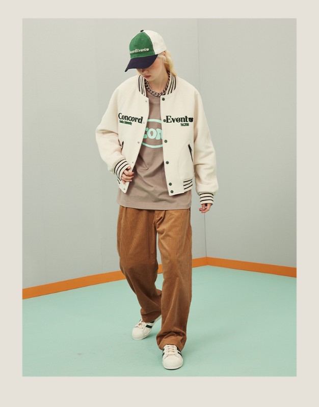 ConE 2024春新作レトロベースボールジャケットトレンドブランドファッションカップルジャケットメンズとレディースイントレンド ConE 2024春新作レトロベースボールジャケットトレンドブランドファッションカップルジャケットメンズとレディースイントレンド