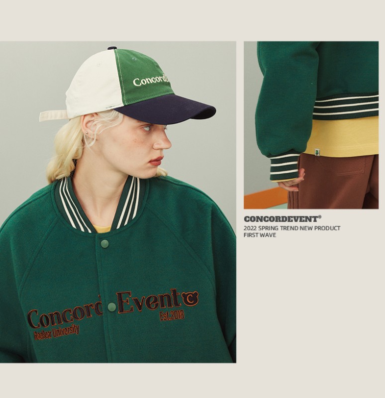 ConE 2024春新作レトロベースボールジャケットトレンドブランドファッションカップルジャケットメンズとレディースイントレンド ConE 2024春新作レトロベースボールジャケットトレンドブランドファッションカップルジャケットメンズとレディースイントレンド