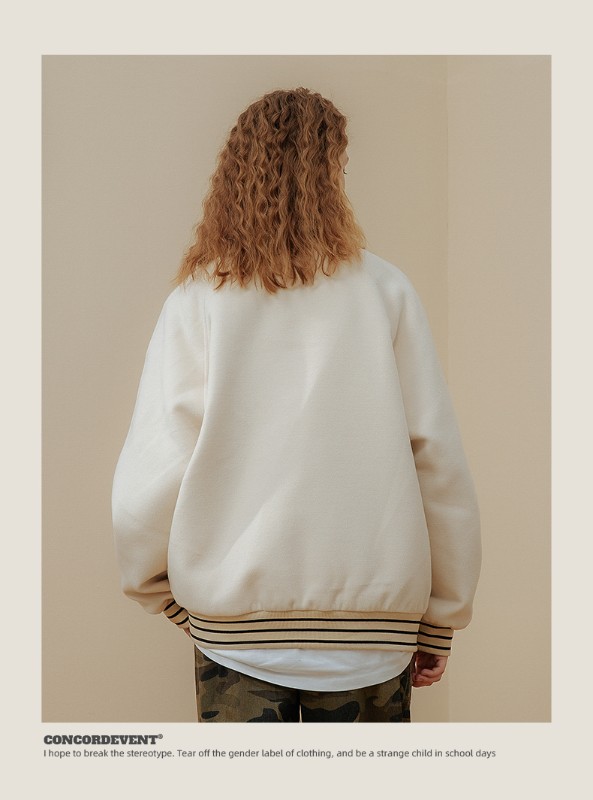 ConE 2024春新作レトロベースボールジャケットトレンドブランドファッションカップルジャケットメンズとレディースイントレンド ConE 2024春新作レトロベースボールジャケットトレンドブランドファッションカップルジャケットメンズとレディースイントレンド