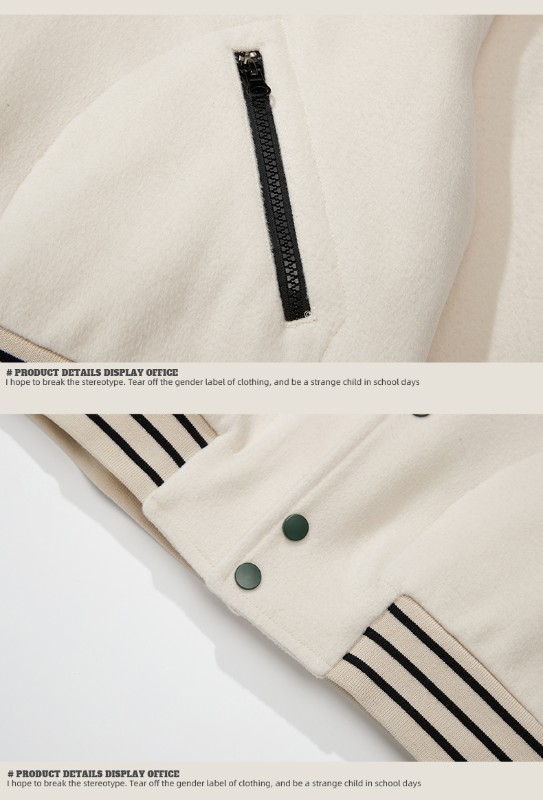 ConE 2024春新作レトロベースボールジャケットトレンドブランドファッションカップルジャケットメンズとレディースイントレンド ConE 2024春新作レトロベースボールジャケットトレンドブランドファッションカップルジャケットメンズとレディースイントレンド