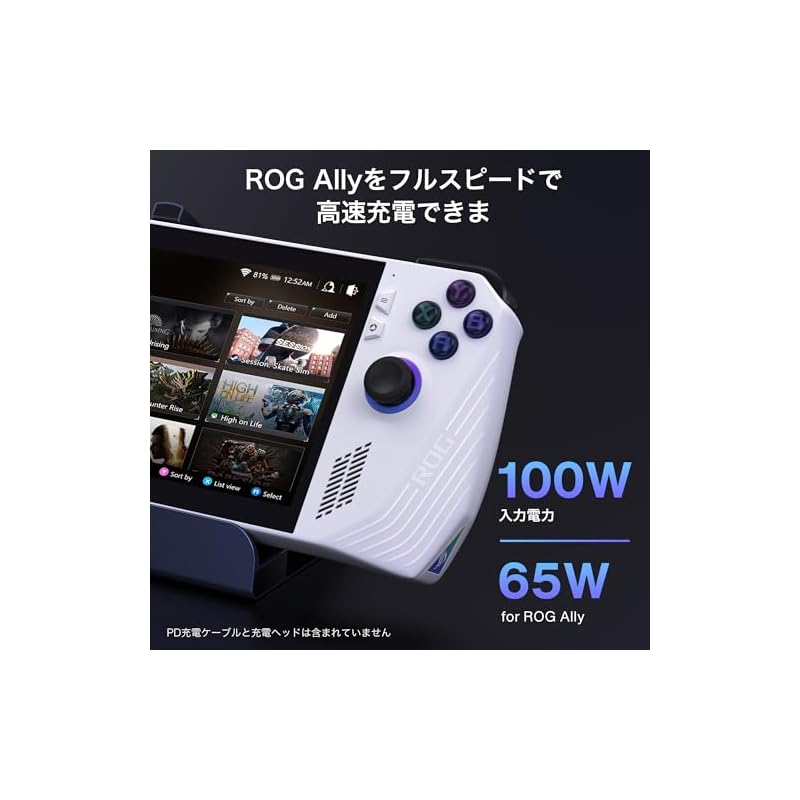 iVANKY ROG Ally/Legion Go/Steam Deck ドックASUS ROG Alloy用の6-in-1ハブドッキングステーションHDMI 4K@60Hzギガビットイーサネット