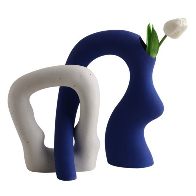 INSスタイル 陶磁器 リビング 異形 芸術 花瓶 置物 玄関 酒箱 装飾 家庭 クリエイティブ オシャレ INSスタイル 陶磁器 リビング 異形 芸術 花瓶 置物 玄関 酒箱 装飾 家庭 クリエイティブ オシャレ