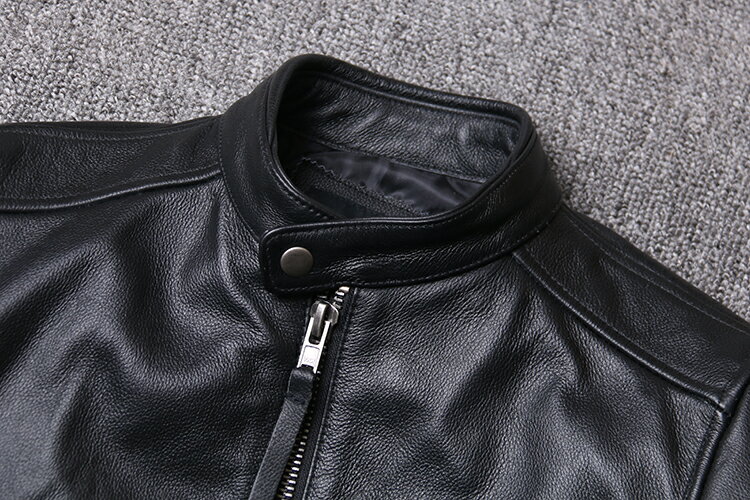 ライダースジャケットメンズアウターラム革レザージャケット本革ミリタリー立て襟シングル牛革アウターブルゾンダブルライダースMA-12 ライダースジャケットメンズアウターラム革レザージャケット本革ミリタリー立て襟シングル牛革アウターブルゾンダブルライダースMA-12