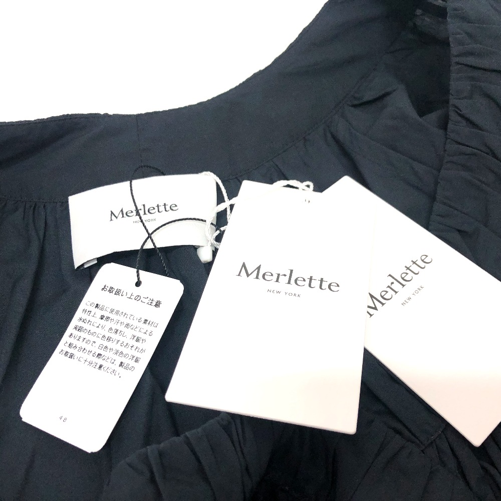 Merlette NYC マーレット ワンピース 175N65PO Merlette 長袖 コットン ブラック