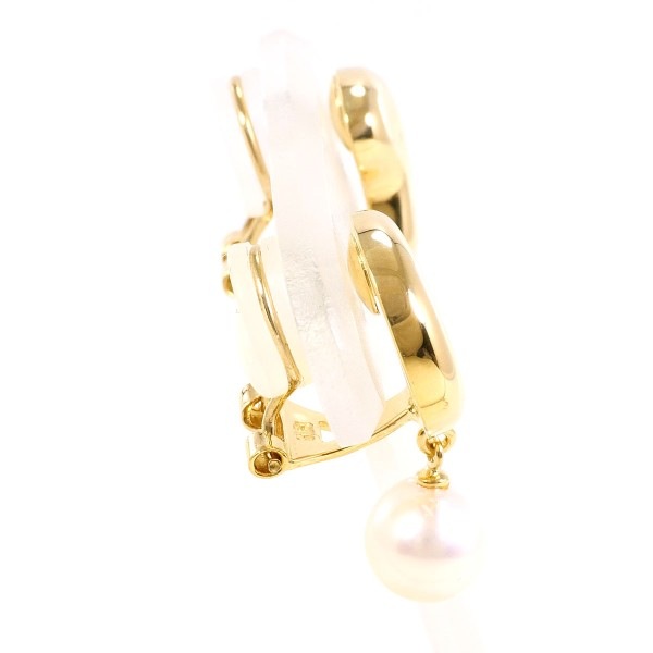 K18 18金 YG イエローゴールド イヤリング パール(真珠) ジュエリー 中古 K18 18金 YG イエローゴールド イヤリング パール(真珠) ジュエリー 中古