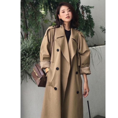 カジュアルコート ダブルブレスト シンプル クラシック ベルト シック 女性 A1891 カジュアルコート ダブルブレスト シンプル クラシック ベルト シック 女性 A1891