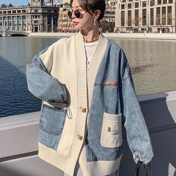 Qoo10] 2025春新作 デニムジャケット レディ