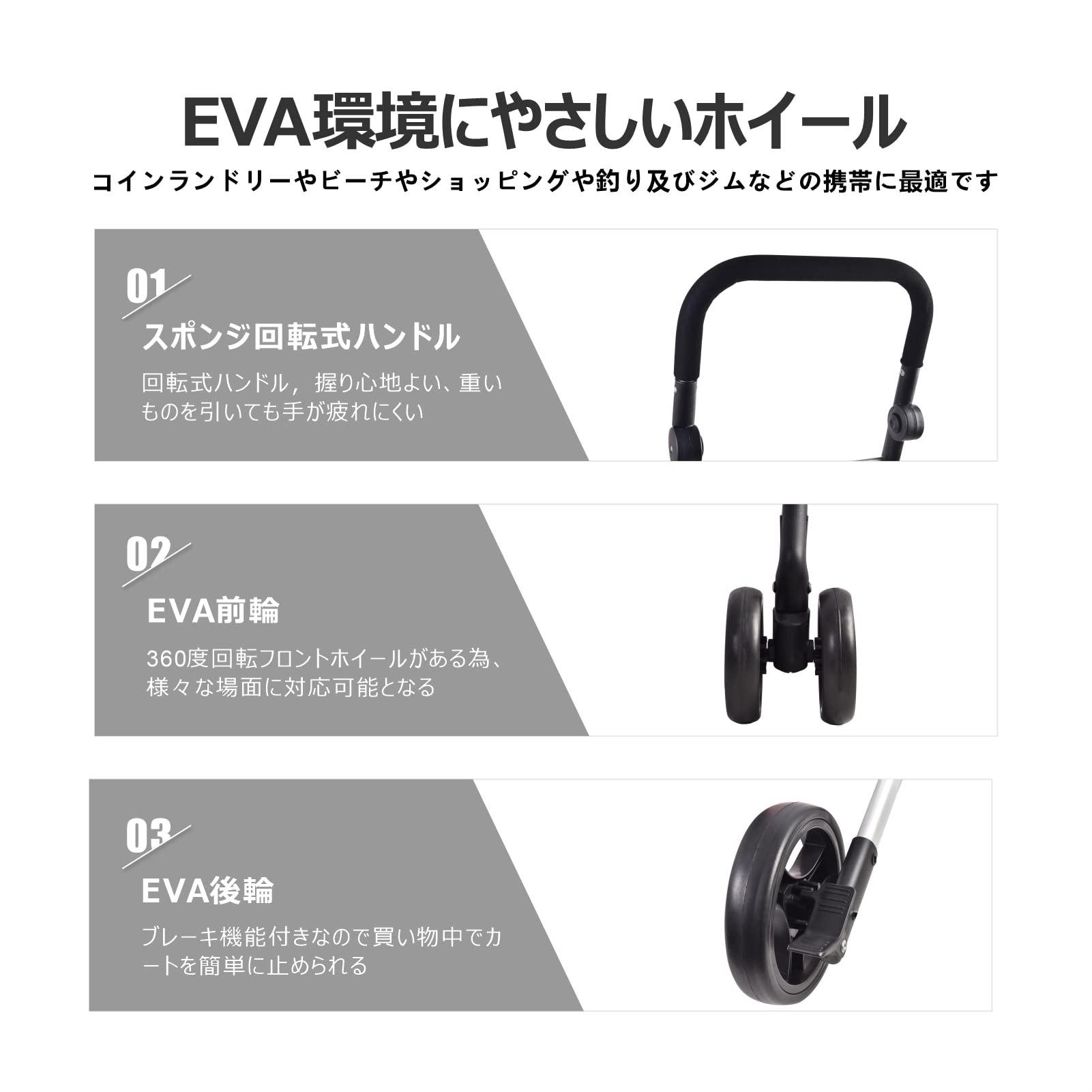 Care-parents ショッピングカート 4輪 ハンドル180度調整 折り畳み 軽量 大容量 キャリーカート 耐荷重15KG 保温保冷 40L 1680D ナイロン 買い物かご付 10L 保冷袋付