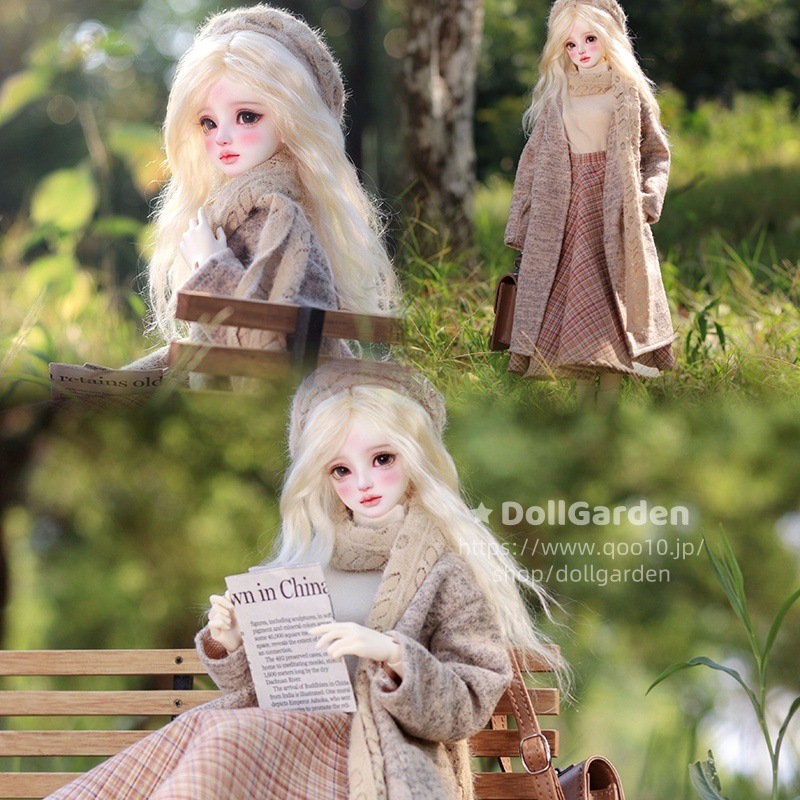 BJD 1/6 1/4 1/3 70 75 ドール 服 ロングコート+ハイネックトップス+パンツ+帽子+マフラー 幼SD/MSD/POPO68/70cm/ID75サイズ球体関節人形用衣装セット BJD 1/6 1/4 1/3 70 75 ドール 服 ロングコート+ハイネックトップス+パンツ+帽子+マフラー 幼SD/MSD/POPO68/70cm/ID75サイズ球体関節人形用衣装セット