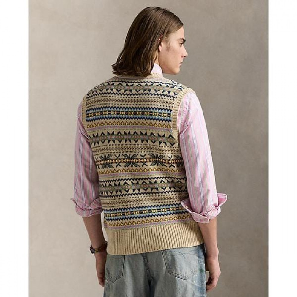 ポロ ラルフ ローレン メンズ フェア アイル コットン カシミア ベスト MNPOSWE1CM20115250 ポロ ラルフ ローレン メンズ フェア アイル コットン カシミア ベスト MNPOSWE1CM20115250