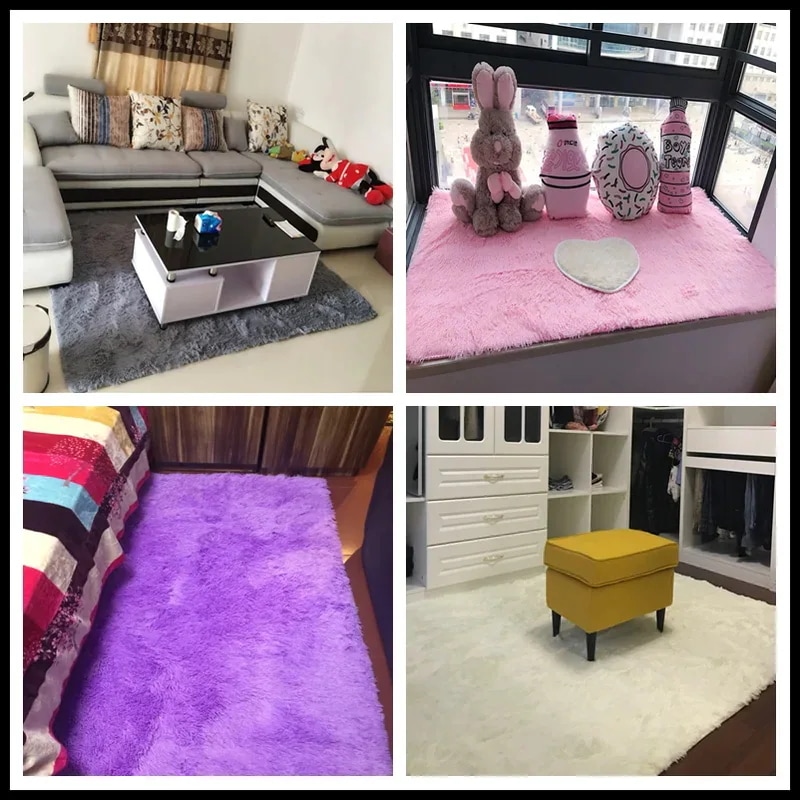 ふわふわの柔らかい緑のリビングルームのカーペット 子供部屋用の大きくて柔らかいカーペット Grass green carpet 80X200cm