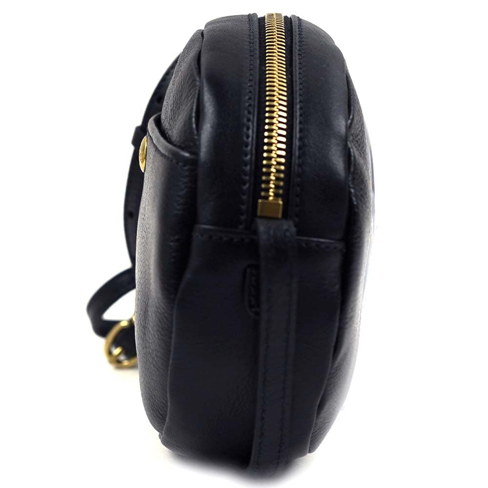 イルビゾンテ ショルダーバッグ レディース レザー 本革 斜めがけ ブラック BLACK NERO IL BISONTE BCR242-PVX001-BK155B