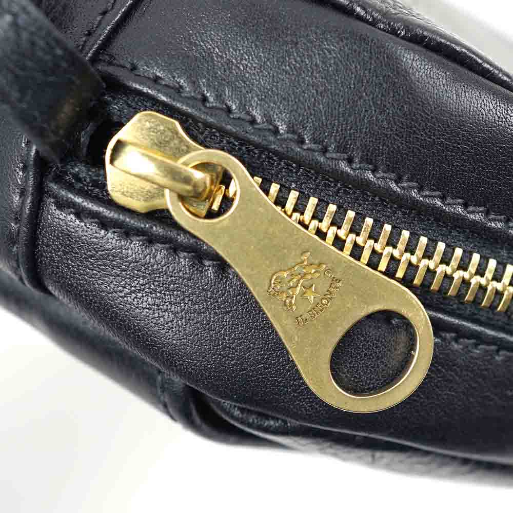 イルビゾンテ ショルダーバッグ レディース レザー 本革 斜めがけ ブラック BLACK NERO IL BISONTE BCR242-PVX001-BK155B