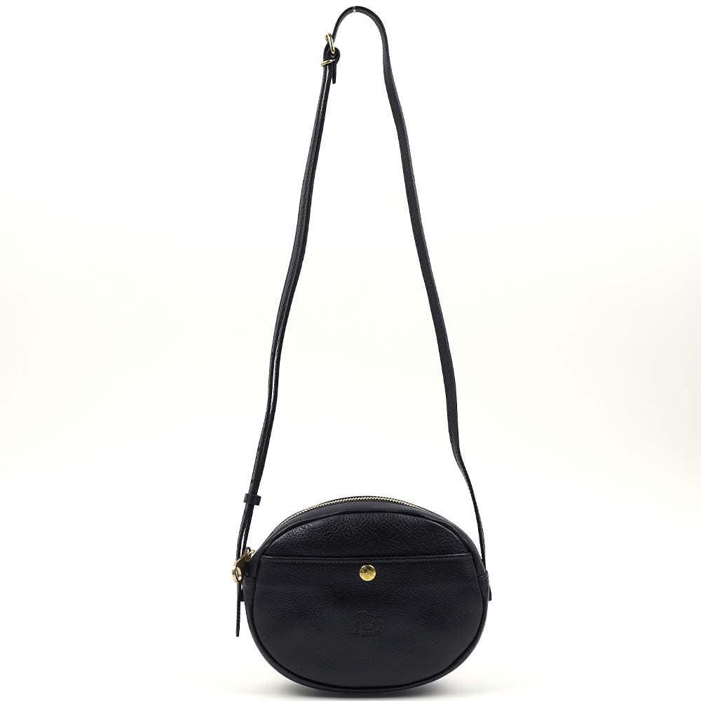 イルビゾンテ ショルダーバッグ レディース レザー 本革 斜めがけ ブラック BLACK NERO IL BISONTE BCR242-PVX001-BK155B