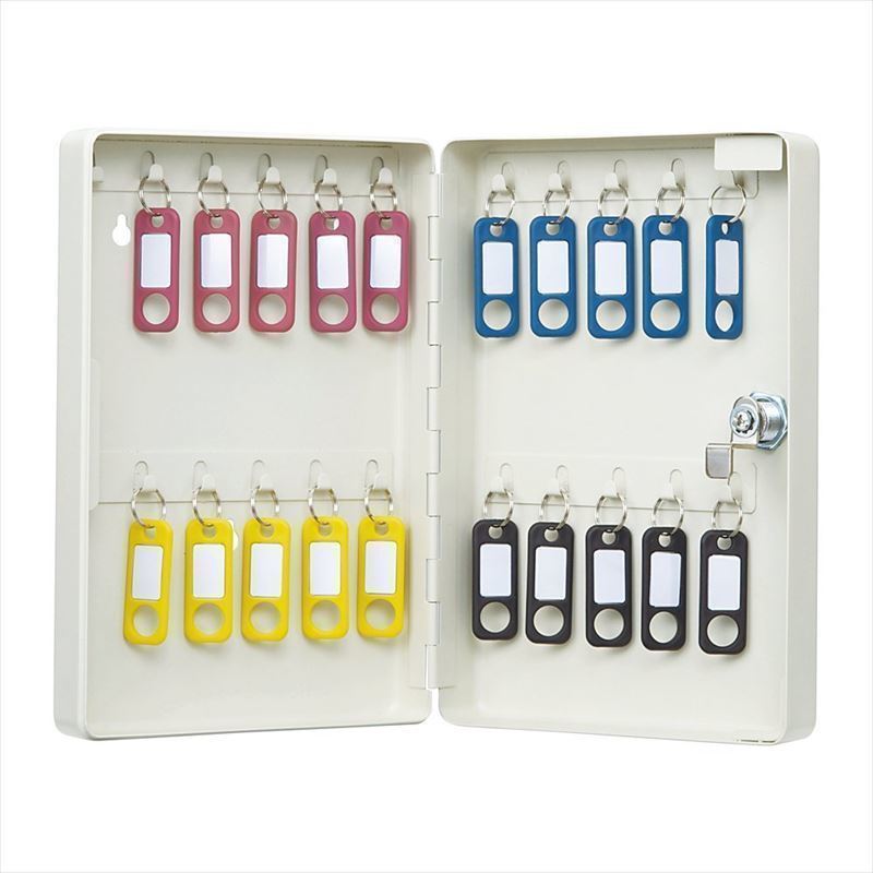 （まとめ買い）キーボックス（コンパクトタイプ） 20個吊 CKB-C20-I [x3]