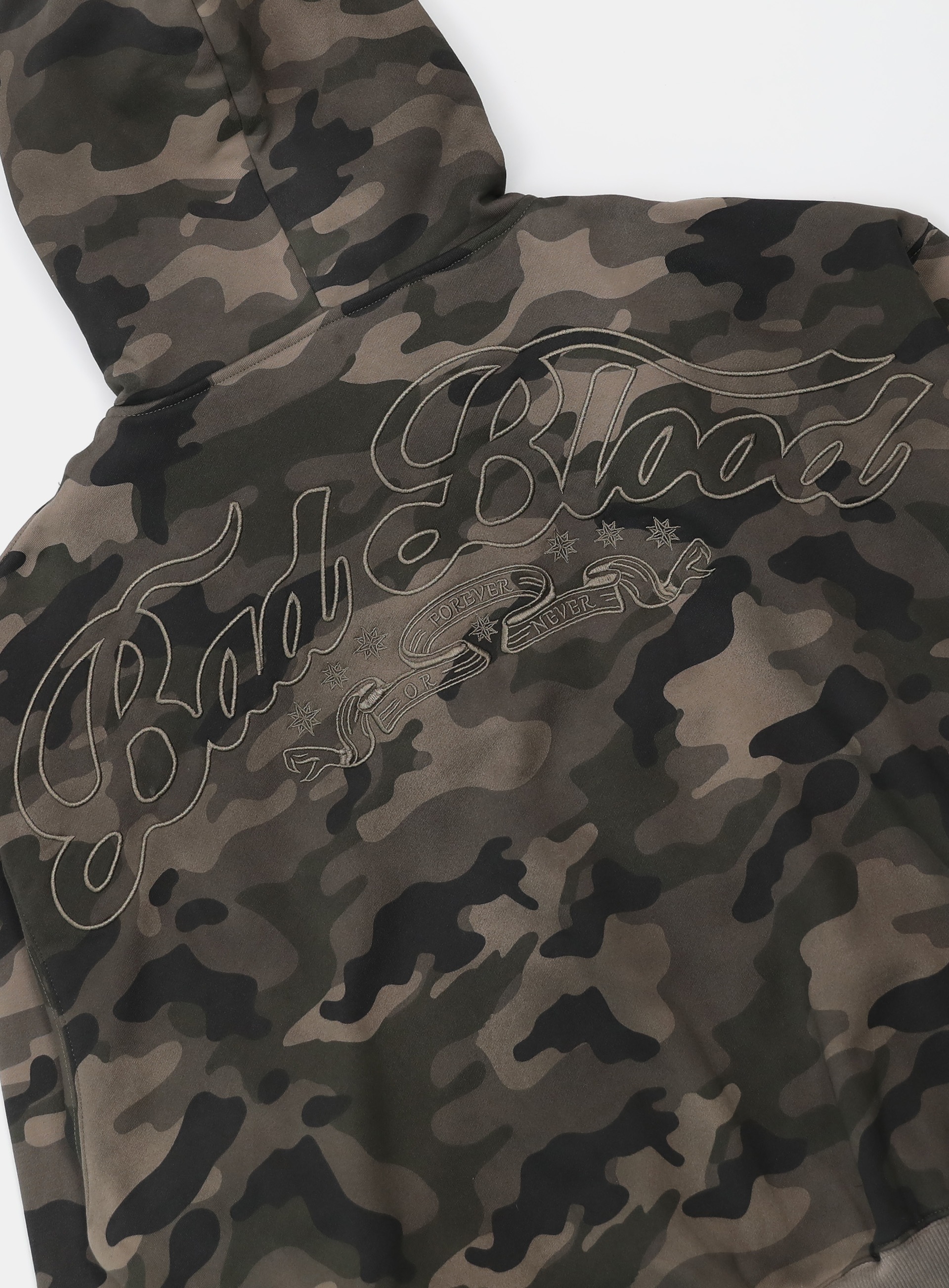 【BADBLOOD】 MYSTIC CAPSULE HOODED ZIP-UP : DARK CAMO