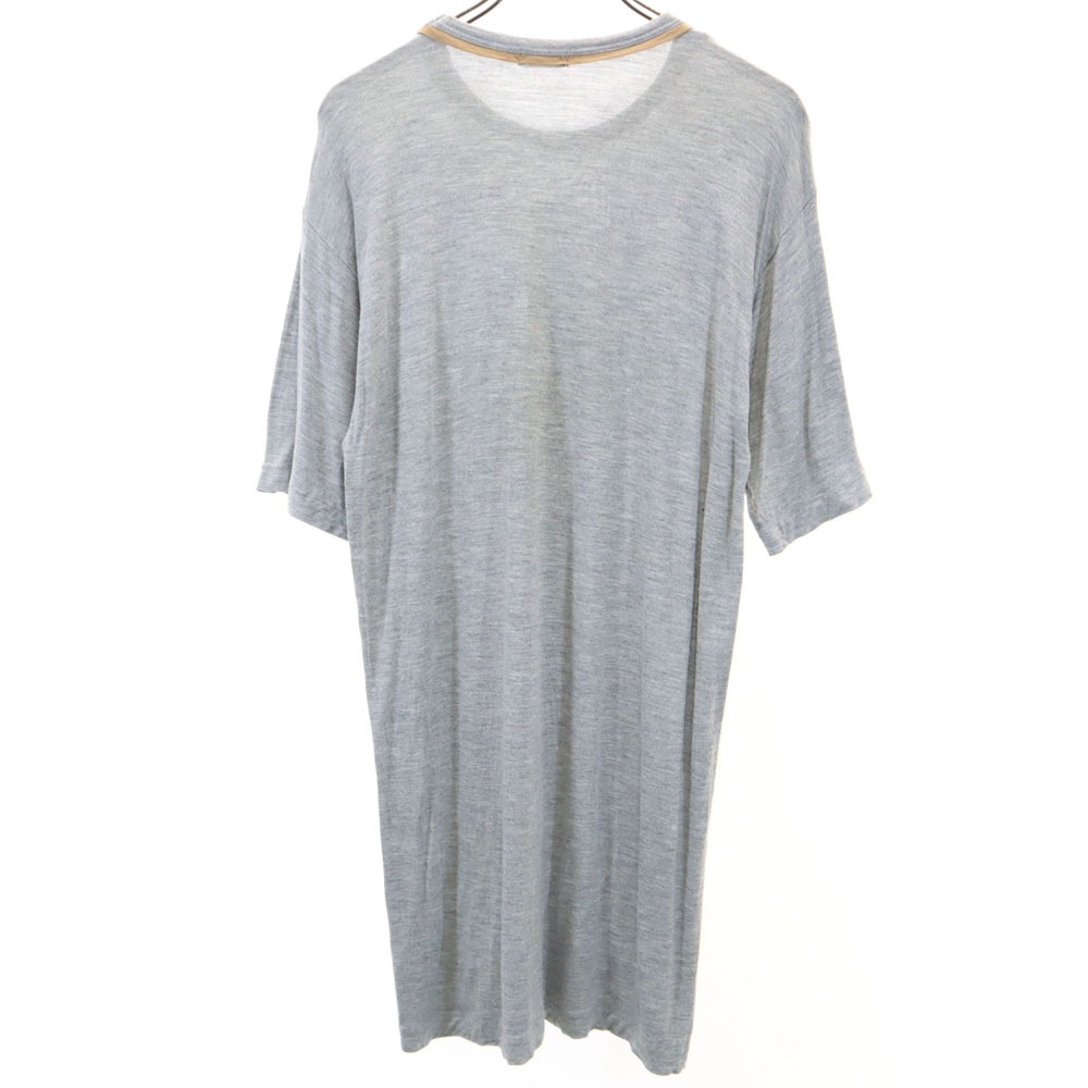 90s 1995年 日本製 オールド 半袖 シャツワンピース グレー HOMME レディース 90s 1995年 日本製 オールド 半袖 シャツワンピース グレー HOMME レディース