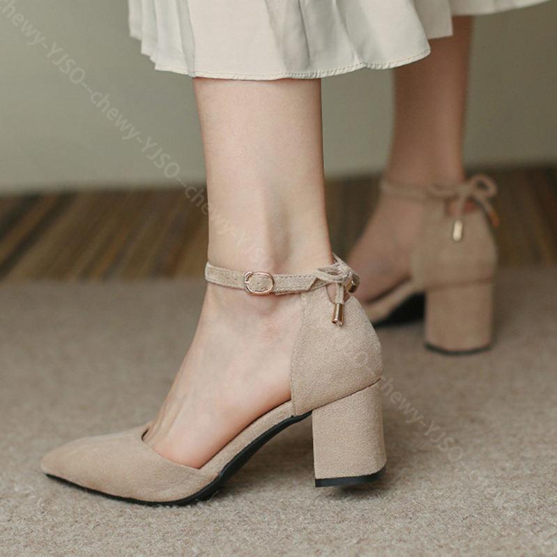 500円OFFクーポン 走れるパンプス アンクルストラップ チャンキーヒール ポインテッドトゥ 太ヒール ストラップ セパレート スエード 歩きやすい 履きやすい フォーマル フェミニン ミドルヒール 500円OFFクーポン 走れるパンプス アンクルストラップ チャンキーヒール ポインテッドトゥ 太ヒール ストラップ セパレート スエード 歩きやすい 履きやすい フォーマル フェミニン ミドルヒール