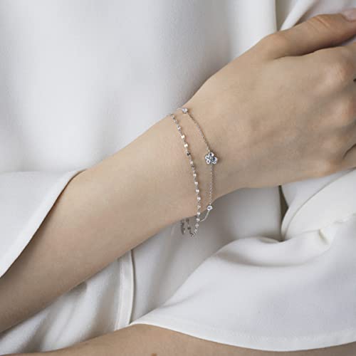 [ヨンドシー] アクアマリン シルバー ブレスレット 112214131906 レディース