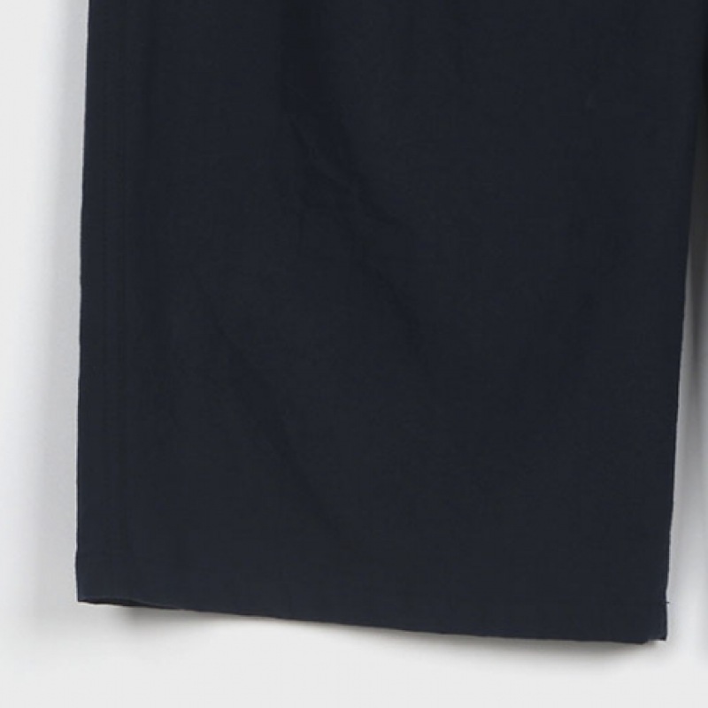 ブラックアップ (ユニセックス) なめらかなピンタックワイドバンディングパンツ ブラックアップ (ユニセックス) なめらかなピンタックワイドバンディングパンツ