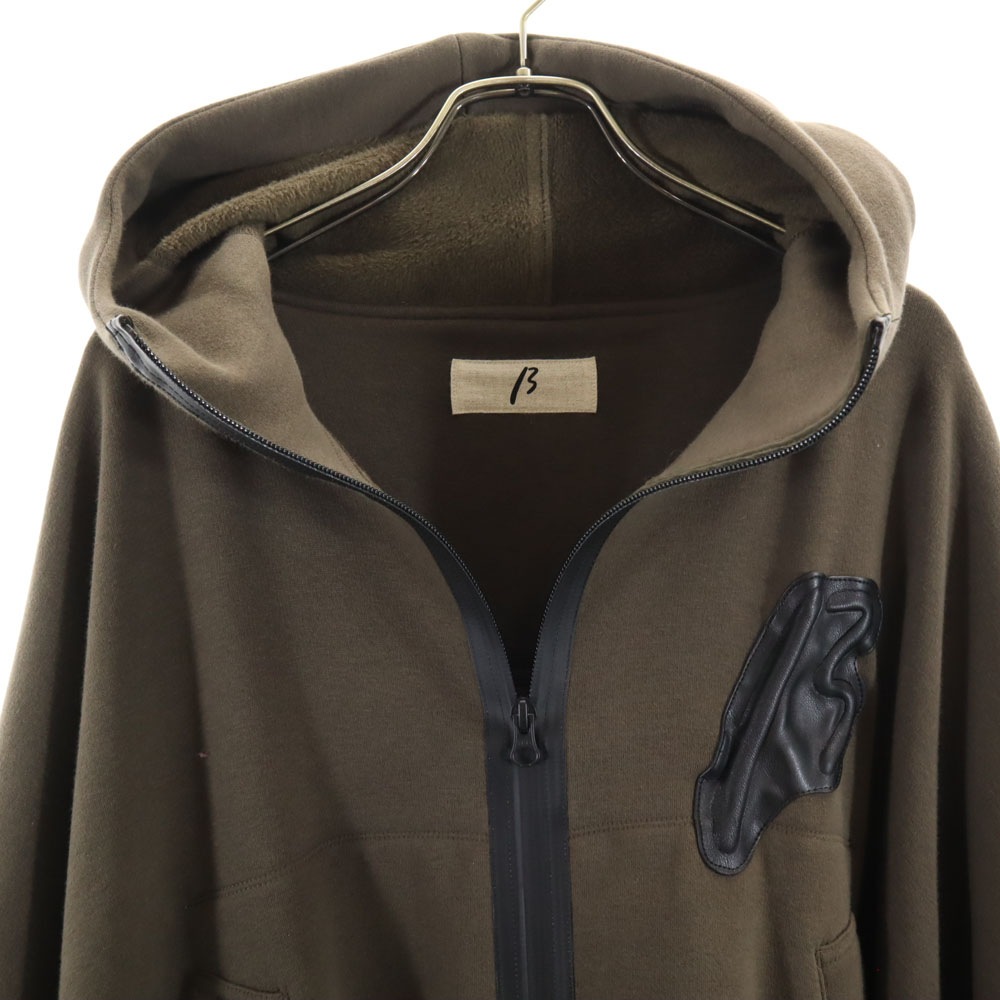 ベータ 長袖 ポンチョ風 コート F ブラウン系 β 裏フリース レディース