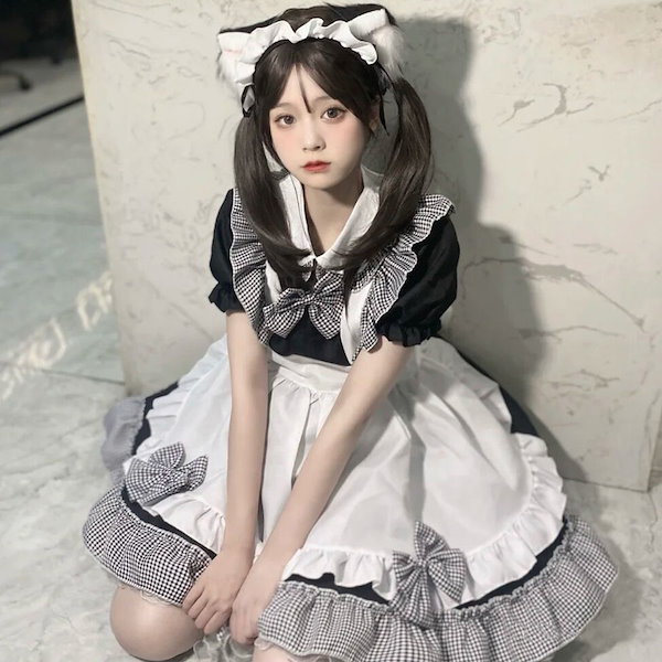 メイド服 日本のメイド サイズのコ かわいい 大きいサイズ セクシー 学生ワンピース 衣装プラス レディース服 コスプレ