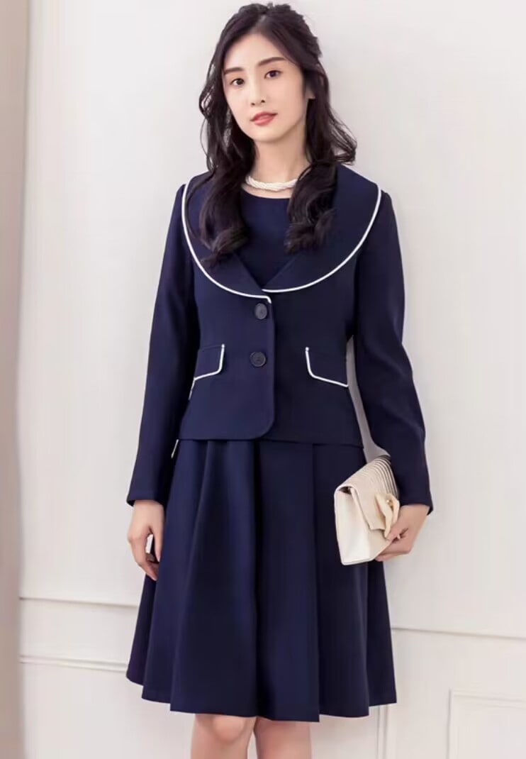 パーティードレス 結婚式 ドレス ワンピース ブラックフォーマル 入学式スーツ 春夏 シンプル 半袖 膝下 20代 30代 40代 50代 2023新作