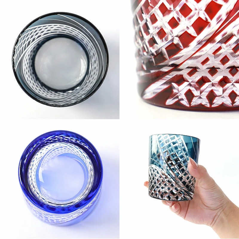 切子 グラス 矢来 280ml レッド コバルトブルー インクブルー 赤 青 食洗機対応 ガラス 切子グラス 酒器 コップ タンブラー ビール 焼酎 日本酒 などに かわいい おしゃれ 父の日 プレゼ 切子 グラス 矢来 280ml レッド コバルトブルー インクブルー 赤 青 食洗機対応 ガラス 切子グラス 酒器 コップ タンブラー ビール 焼酎 日本酒 などに かわいい おしゃれ 父の日 プレゼ