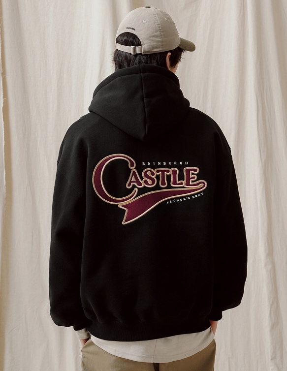 JEMUT] Castle Overfit Brushed Hood パーカー