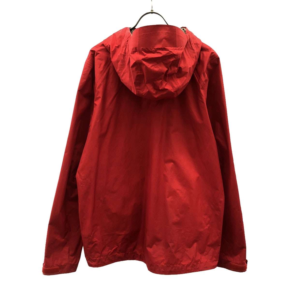 ロゴ刺 トレントシェル ジャケット S レッド アウトドア 83802 メンズ 古着 ロゴ刺 トレントシェル ジャケット S レッド アウトドア 83802 メンズ 古着