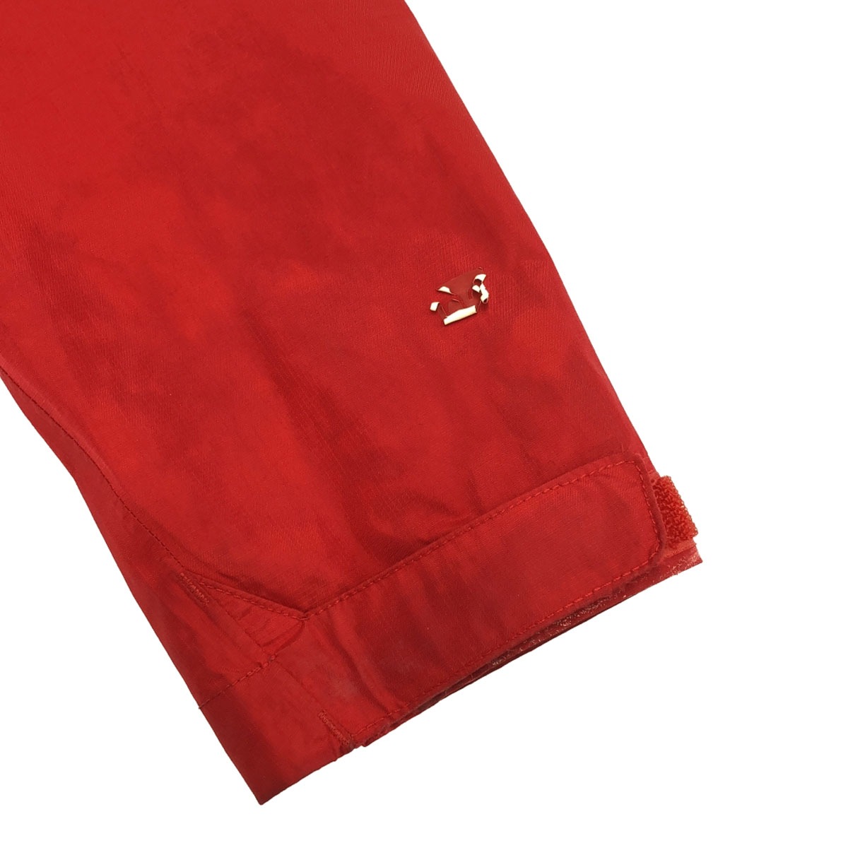 ロゴ刺 トレントシェル ジャケット S レッド アウトドア 83802 メンズ 古着 ロゴ刺 トレントシェル ジャケット S レッド アウトドア 83802 メンズ 古着