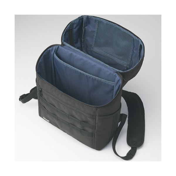 リヒトラブSFJ×LIHIT LAB. スタンドバックパック 14型ワイド対応 アビスブラック A-3209-24 1個