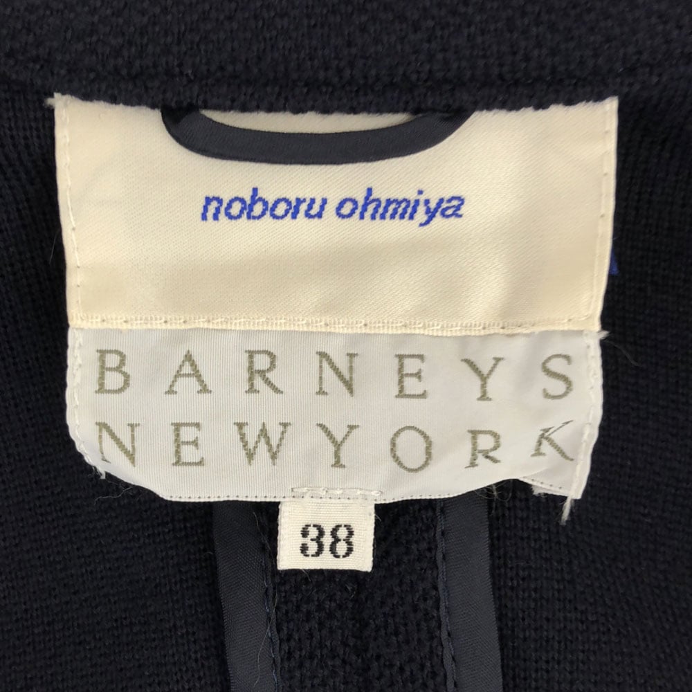 バーニーズニューヨーク 日本製 noboru ohmiya ウールジャケット 38 ネイビー BARNEYS NEWYORK レディース バーニーズニューヨーク 日本製 noboru ohmiya ウールジャケット 38 ネイビー BARNEYS NEWYORK レディース