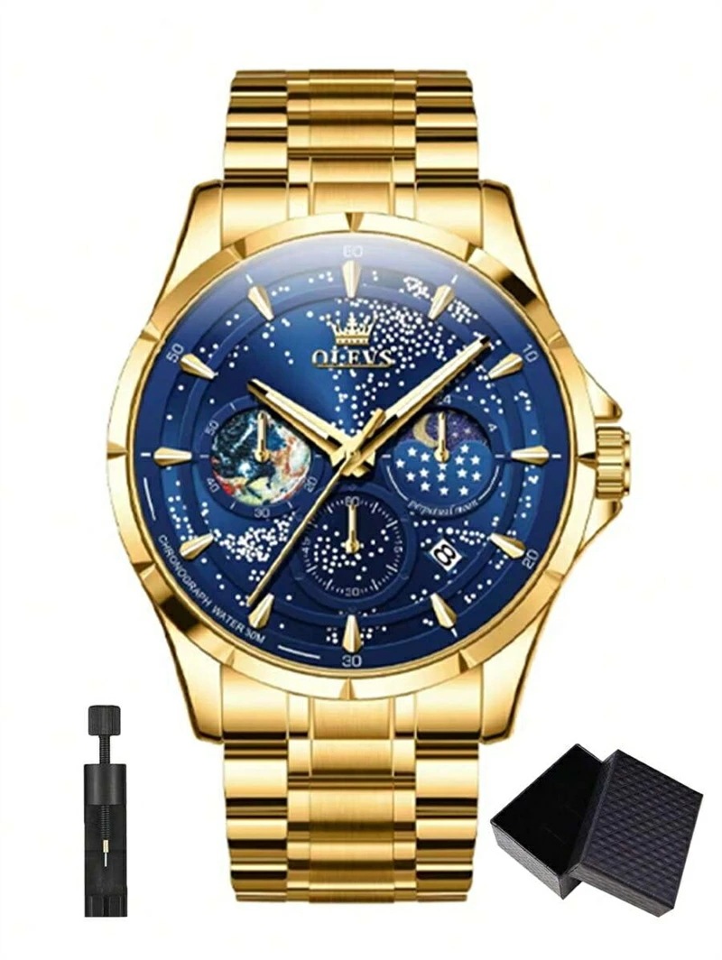 メンズ 防水 ルミナス 石英 ステンレススチール 腕時計 カレンダー クロノグラフビジネスにも最適なメンズ高級腕時計ファッション時計は服装に合わせられるメンズギフト メンズ 防水 ルミナス 石英 ステンレススチール 腕時計 カレンダー クロノグラフビジネスにも最適なメンズ高級腕時計ファッション時計は服装に合わせられるメンズギフト